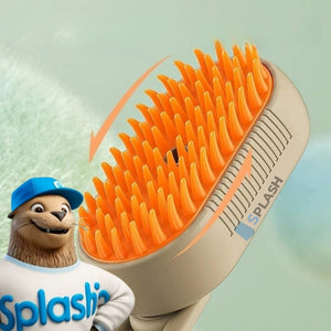 Supér Escova A Vapor de Massagem Para Pets