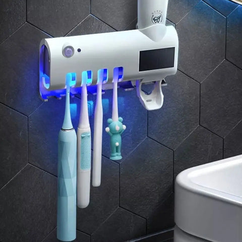 Distribuidor Automático De Creme Dental com Esterilizador UV