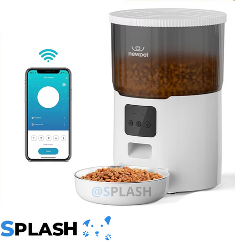 Alimentador Automático para Pets 4L – Controle Inteligente via App